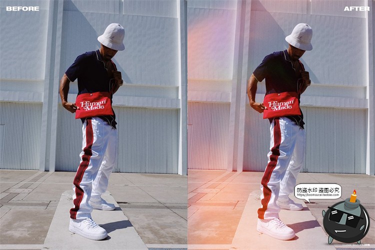 图片[3]-复古质感电影胶片镜头漏光光晕特效光效JPG黑底后期合成叠层素材-设计猿