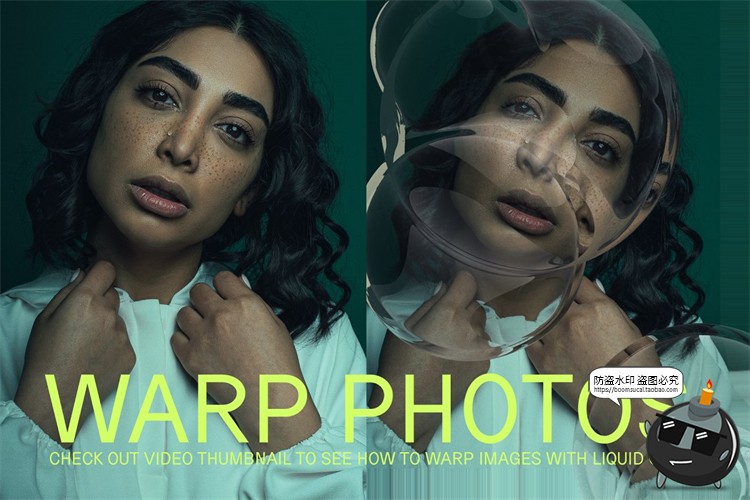 图片[5]-潮流酸性艺术迷幻质感液体玻璃水泡透明水滴后期合成PNG免抠素材-设计猿