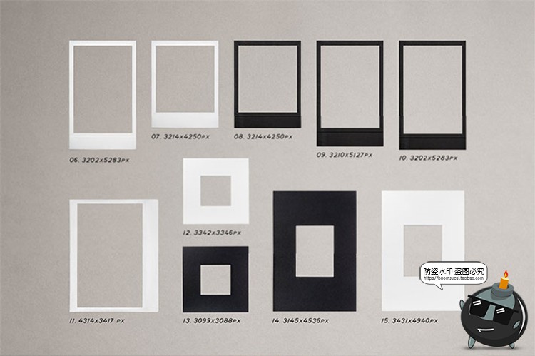 图片[7]-复古电影胶卷专题边框胶片质感PNG免抠后期合成装饰元素PS素材-设计猿