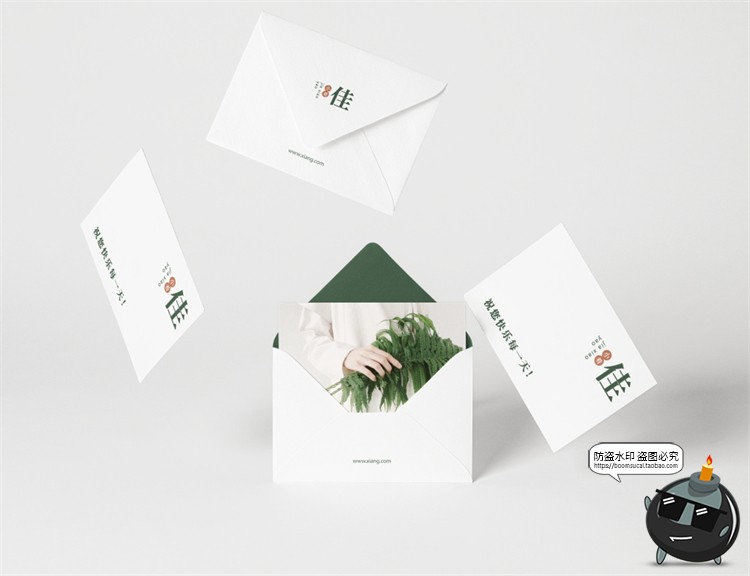 图片[5]-花店品牌提案植物花卉绿植鲜花礼品求婚VI样机套装PSD模板PS素材-设计猿