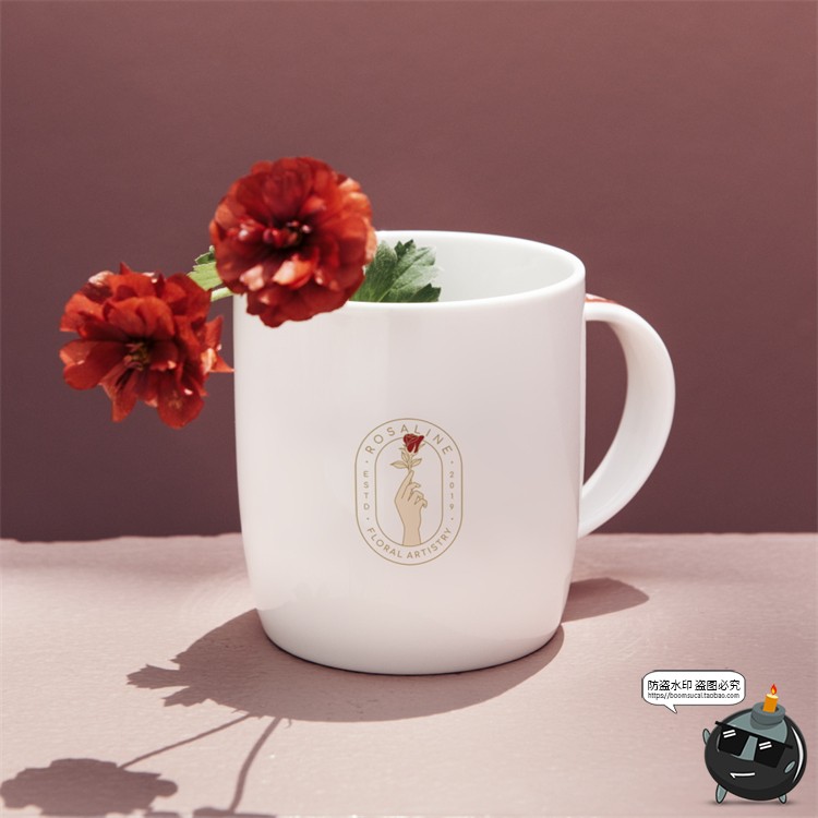 图片[4]-花店鲜花礼物浪漫植物品牌周边VI提案智能贴图样机PSD模板PS素材-设计猿