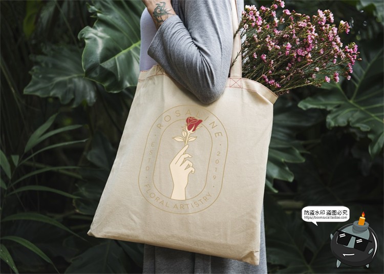 图片[7]-花店鲜花礼物浪漫植物品牌周边VI提案智能贴图样机PSD模板PS素材-设计猿