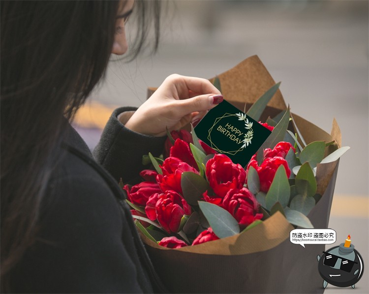 图片[10]-花店鲜花礼物浪漫植物品牌周边VI提案智能贴图样机PSD模板PS素材-设计猿