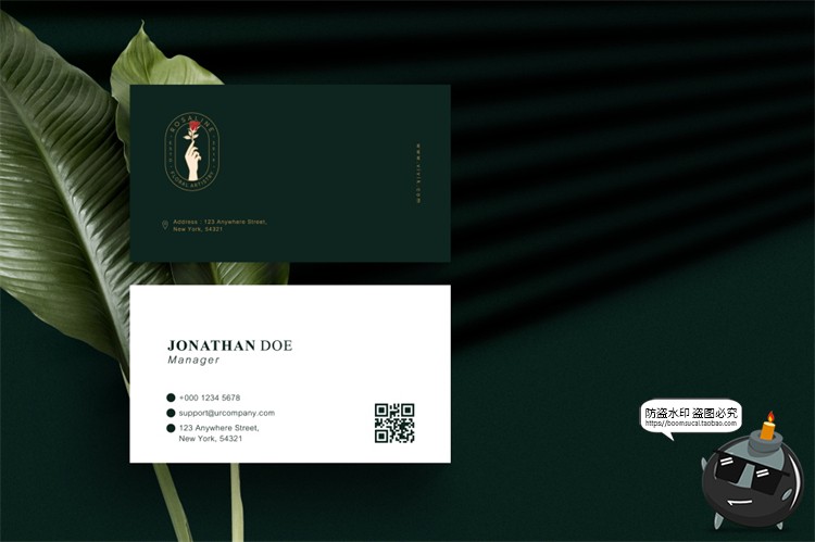 图片[12]-花店鲜花礼物浪漫植物品牌周边VI提案智能贴图样机PSD模板PS素材-设计猿