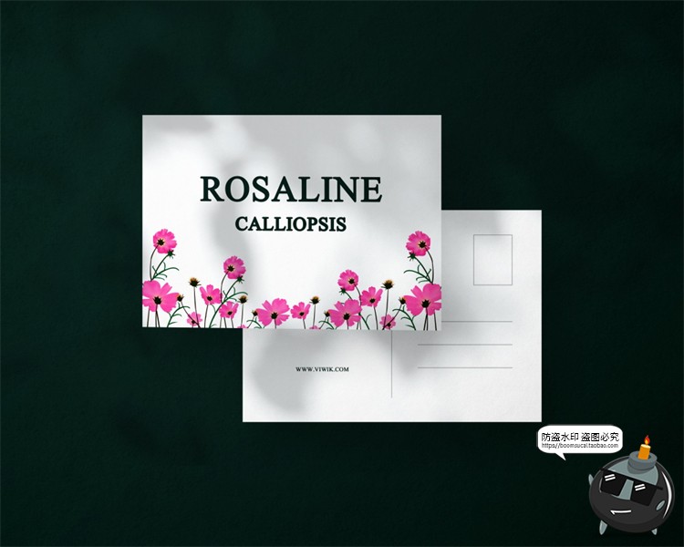 图片[15]-花店鲜花礼物浪漫植物品牌周边VI提案智能贴图样机PSD模板PS素材-设计猿