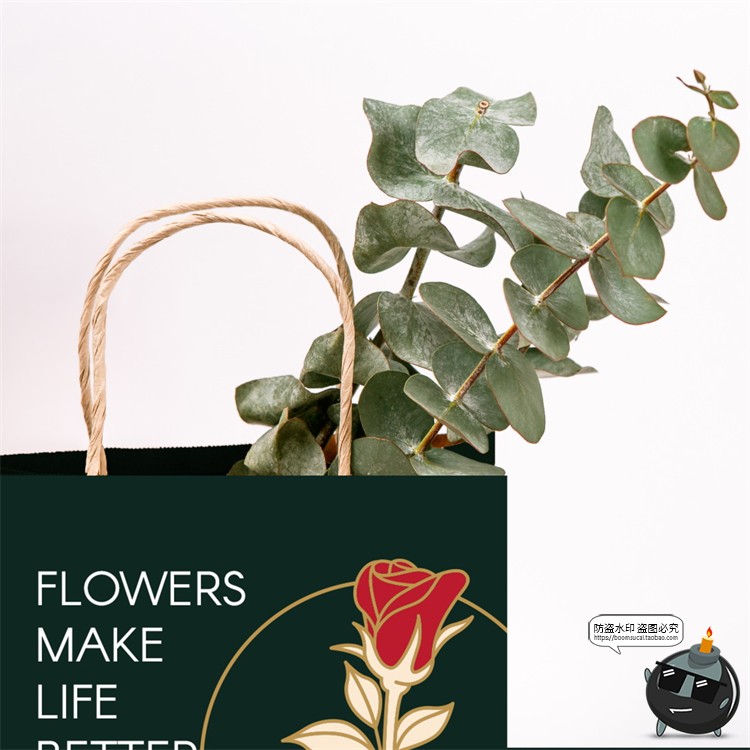 图片[18]-花店鲜花礼物浪漫植物品牌周边VI提案智能贴图样机PSD模板PS素材-设计猿