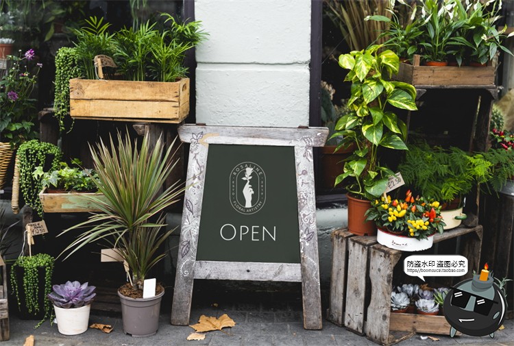 图片[19]-花店鲜花礼物浪漫植物品牌周边VI提案智能贴图样机PSD模板PS素材-设计猿