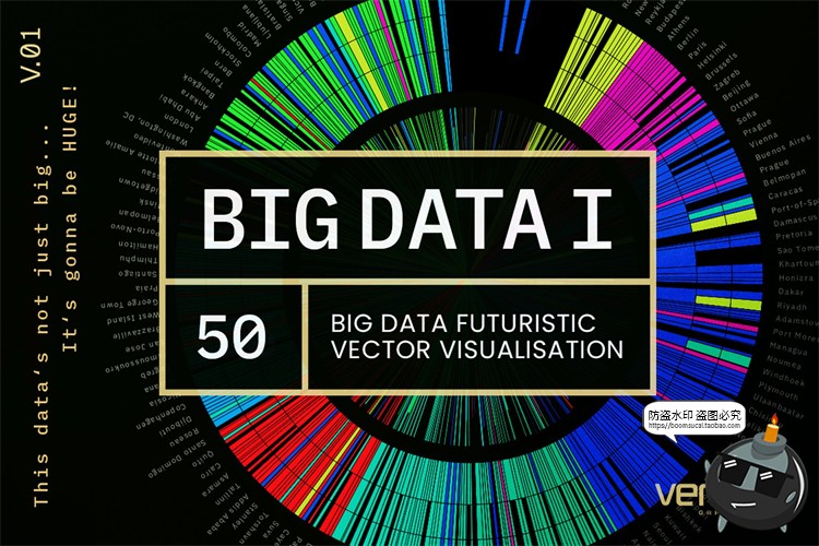 图片[1]-未来科幻风科技大数据信息流潮流抽象球形图形AI矢量背景图素材-设计猿