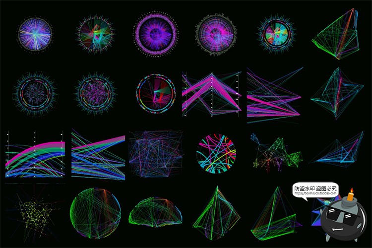 图片[5]-未来科幻风科技大数据信息流潮流抽象球形图形AI矢量背景图素材-设计猿
