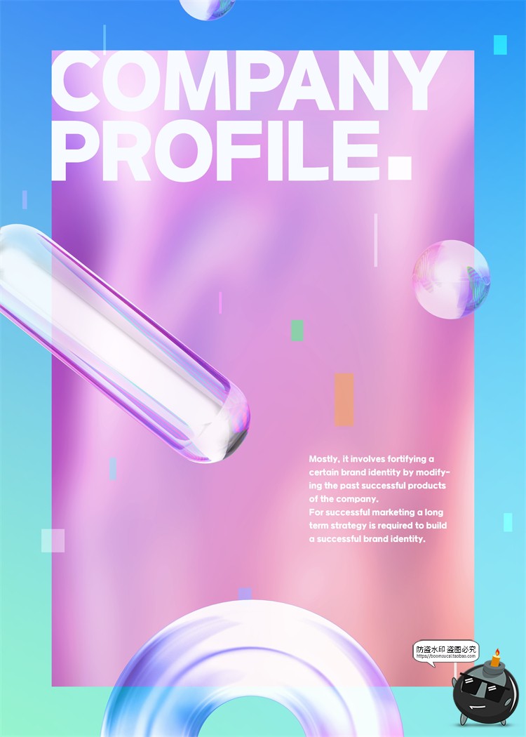 图片[14]-酸性创意抽象现代潮流广告招贴主视觉海报PSD模板分层源文件素材-设计猿