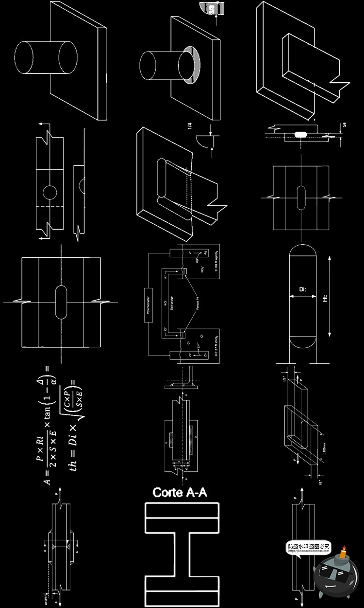 图片[11]-街头潮流复古机能公式图表手稿图纸蓝图背景底纹AI矢量PNG素材-设计猿