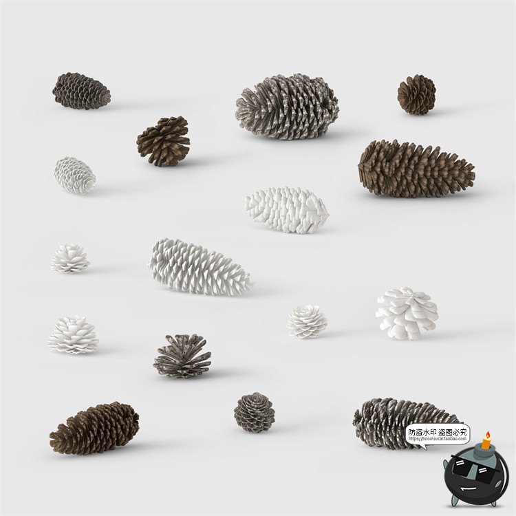 图片[9]-圣诞节新年文创礼品装饰桌面场景摆件礼物节日元素PSD模板PS素材-设计猿