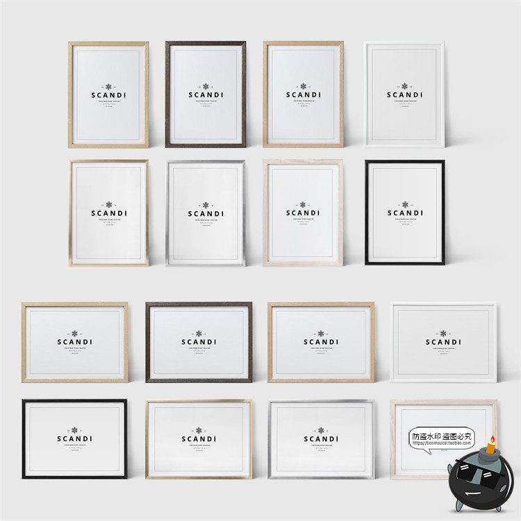 图片[10]-圣诞节新年文创礼品装饰桌面场景摆件礼物节日元素PSD模板PS素材-设计猿