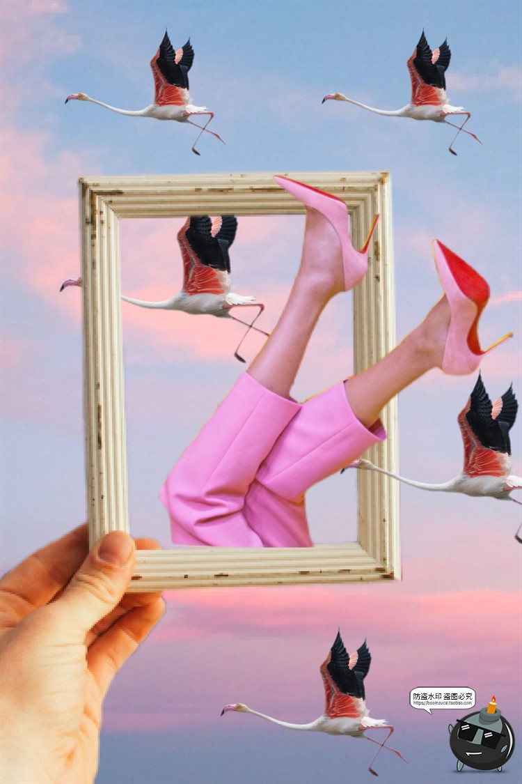 图片[4]-抽象风复古剪报老照片创意拼贴剪贴画元素PNG免抠JPG背景图片素材-设计猿