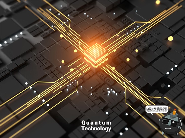 图片[9]-未来科幻芯片量子光子技术科技创意主视觉海报PSD模板分层PS素材-设计猿