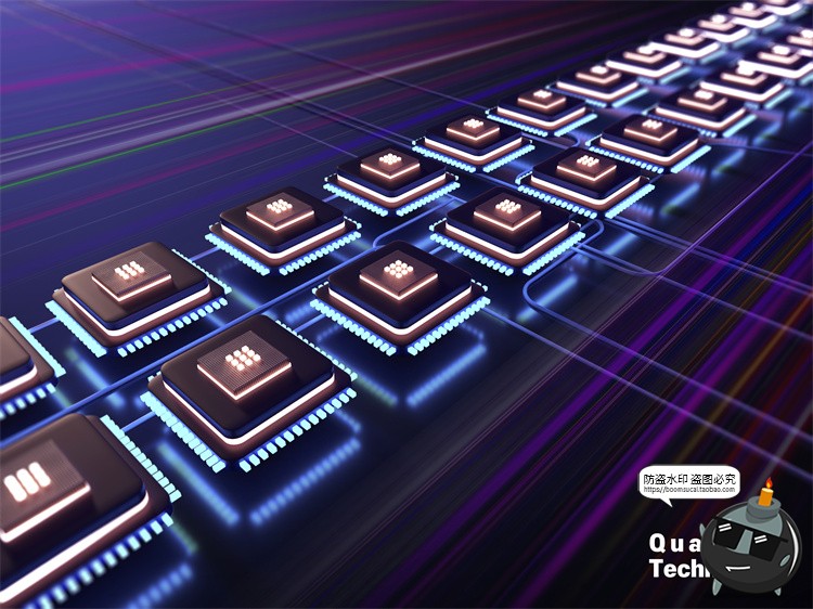 图片[10]-未来科幻芯片量子光子技术科技创意主视觉海报PSD模板分层PS素材-设计猿