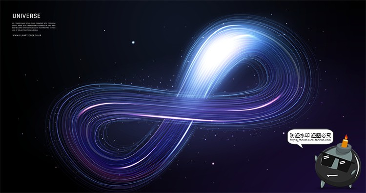 图片[7]-未来科幻宇宙星球银河系天体行星主视觉创意海报PSD模板分层素材-设计猿