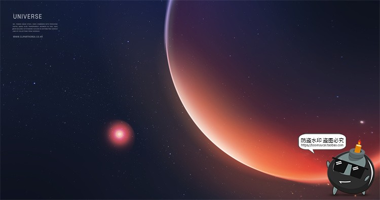 图片[13]-未来科幻宇宙星球银河系天体行星主视觉创意海报PSD模板分层素材-设计猿