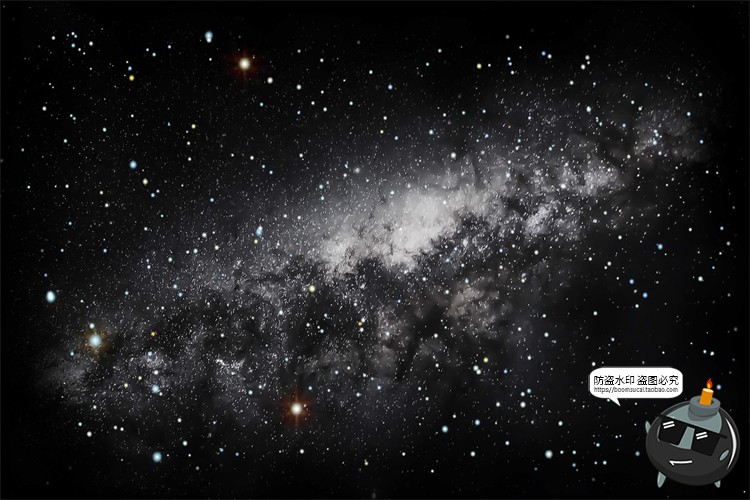 图片[1]-星空银河光效特效夜空星星闪烁流星雨星河照片后期JPG背景素材-设计猿