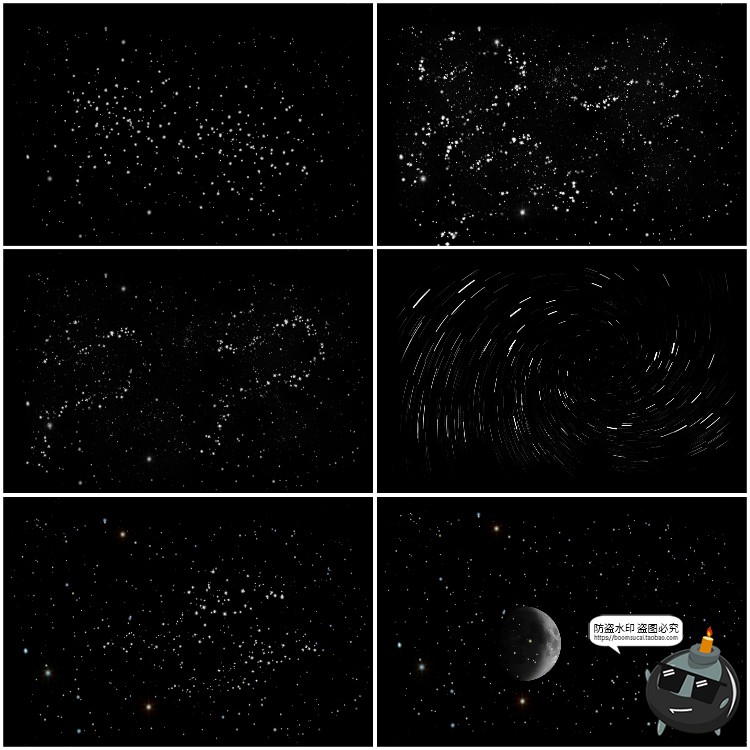 图片[3]-星空银河光效特效夜空星星闪烁流星雨星河照片后期JPG背景素材-设计猿