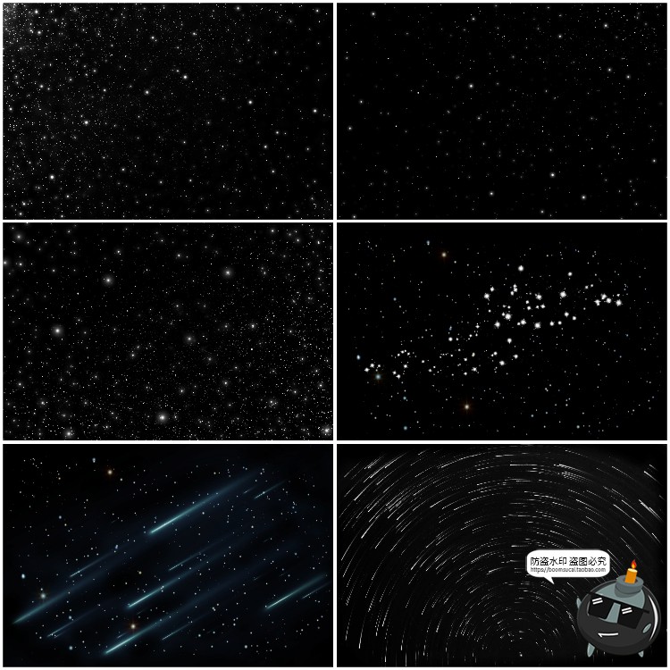 图片[4]-星空银河光效特效夜空星星闪烁流星雨星河照片后期JPG背景素材-设计猿