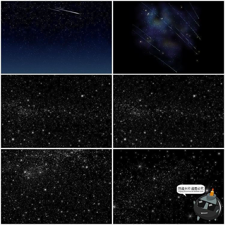 图片[7]-星空银河光效特效夜空星星闪烁流星雨星河照片后期JPG背景素材-设计猿