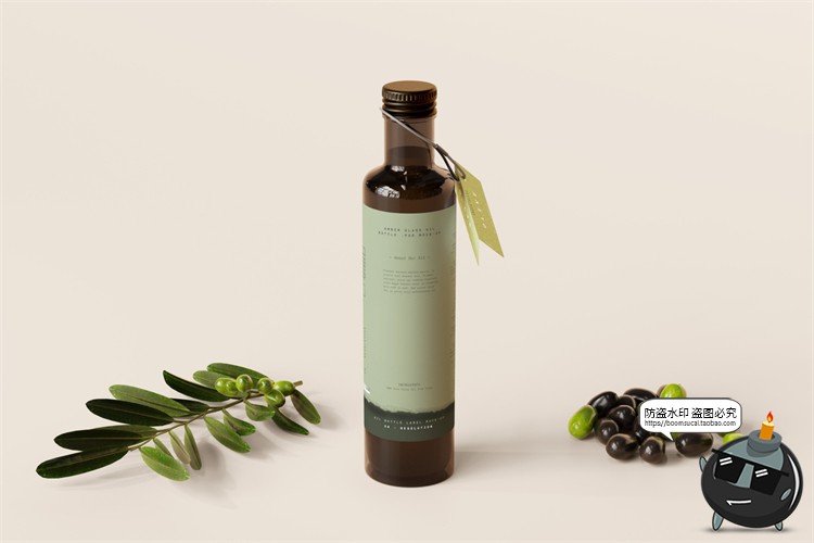 图片[13]-棕榈橄榄油品牌LOGO提案样机玻璃金属罐食物油精华PSD模板PS素材-设计猿