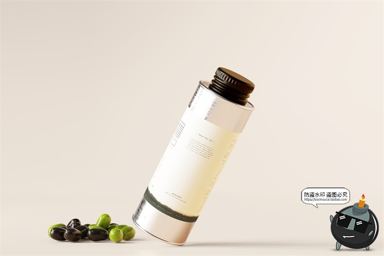 图片[22]-棕榈橄榄油品牌LOGO提案样机玻璃金属罐食物油精华PSD模板PS素材-设计猿