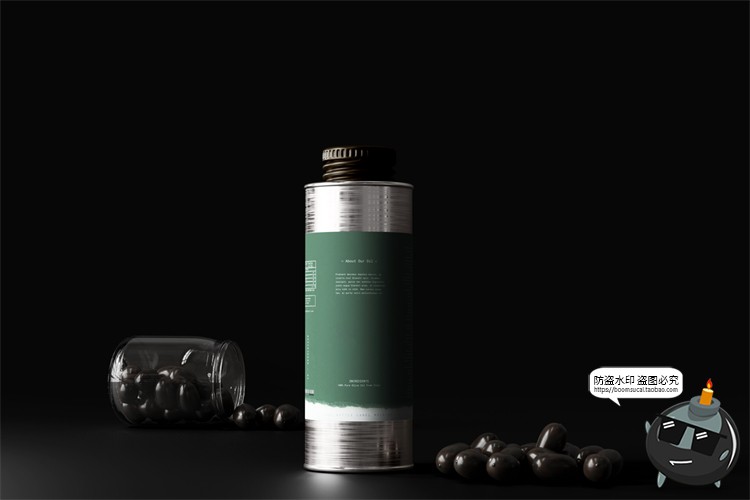 图片[38]-棕榈橄榄油品牌LOGO提案样机玻璃金属罐食物油精华PSD模板PS素材-设计猿