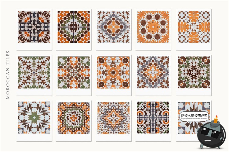 图片[10]-摩洛哥风格图案瓷砖地板纹理JPG图片平铺无缝元素底纹装饰图素材-设计猿