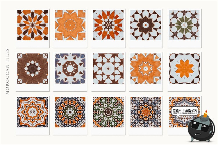 图片[12]-摩洛哥风格图案瓷砖地板纹理JPG图片平铺无缝元素底纹装饰图素材-设计猿