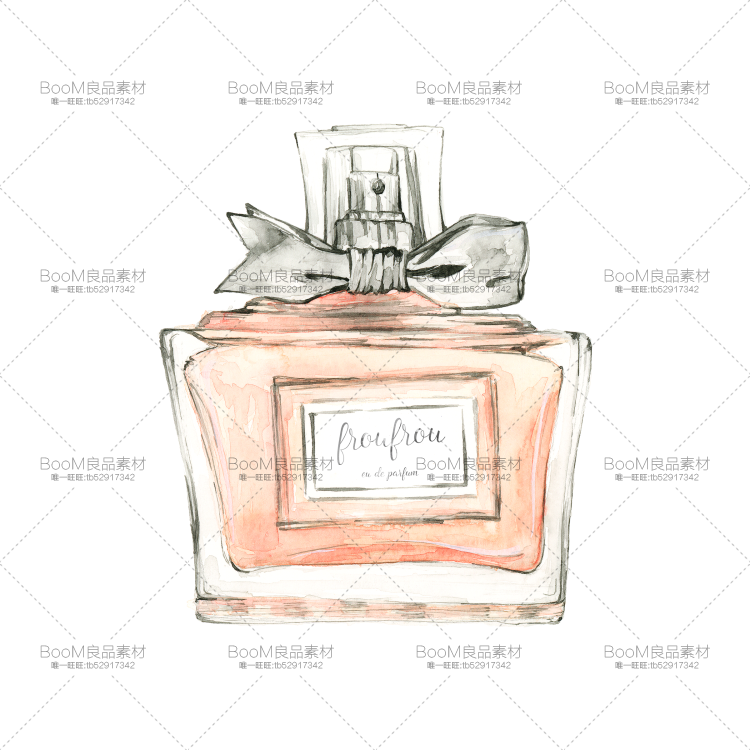 图片[13]-粉色手绘水彩铅笔画化妆品护肤品图案海报高清图片PNG免扣PS素材-设计猿