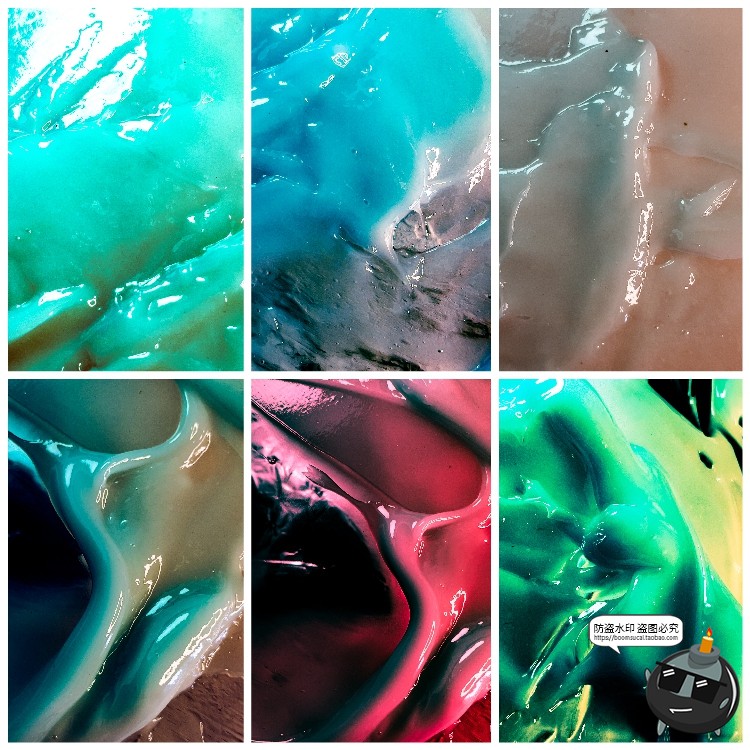 图片[7]-未来迷幻抽象流体液体光泽油漆奶油塑料表面纹理背景图片JPG素材-设计猿