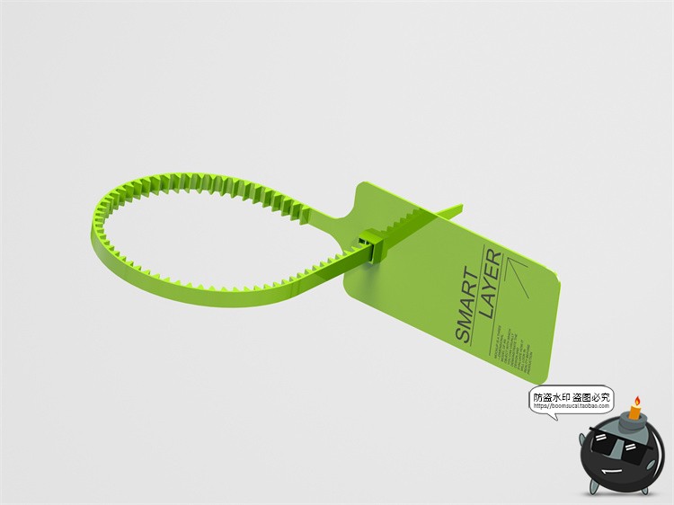 图片[4]-极简塑料标签吊牌价标服装产品防盗签VI品牌展示PSD模板样机素材-设计猿