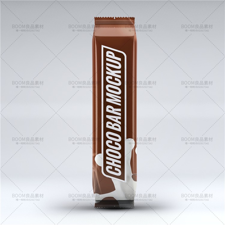 图片[6]-零食巧克力威化食品长条包装袋效果展示PSD智能贴图文创样机素材-设计猿