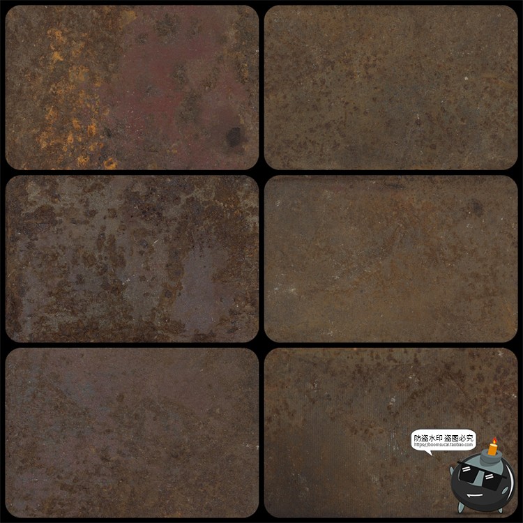 图片[4]-高清4K复古做旧铁质锈迹生锈腐蚀污迹背景肌理JPG图片合成素材-设计猿