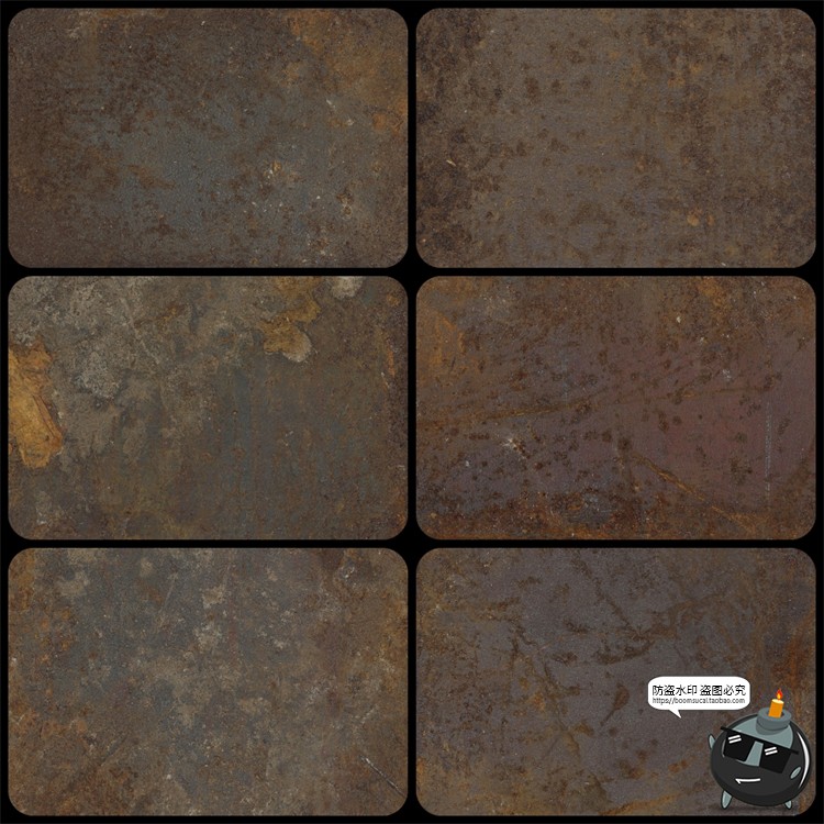 图片[5]-高清4K复古做旧铁质锈迹生锈腐蚀污迹背景肌理JPG图片合成素材-设计猿