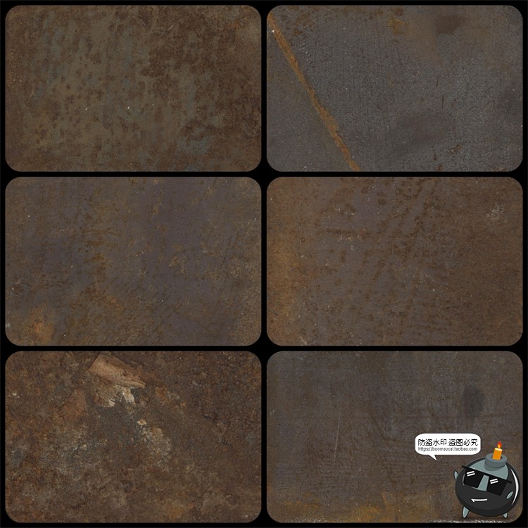 图片[6]-高清4K复古做旧铁质锈迹生锈腐蚀污迹背景肌理JPG图片合成素材-设计猿