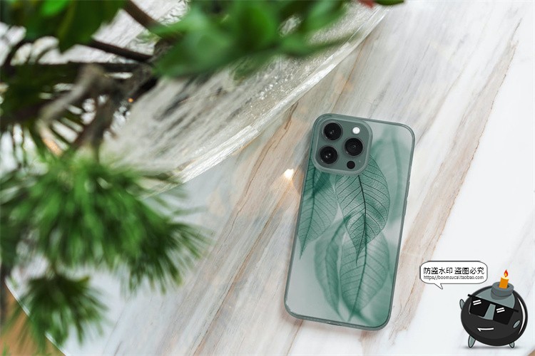 图片[6]-苹果iPhone 13 Pro手机外壳透明塑料水晶壳贴图样机PSD模板PS素材-设计猿