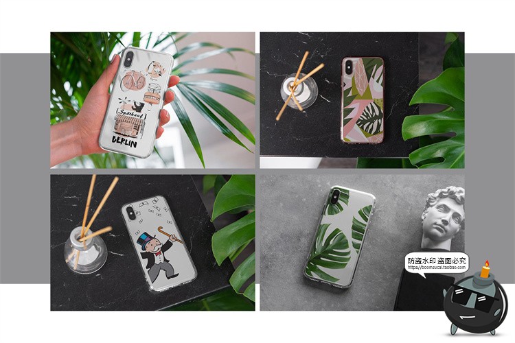 图片[11]-苹果iPhone Xs透明手机壳塑料水晶外观硬壳贴图效果图样机PS素材-设计猿