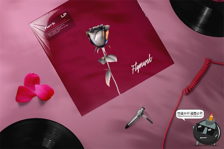 图片[10]-复古潮流黑胶专题唱片包装样机展示mockup智能贴图PSD模版PS素材-设计猿