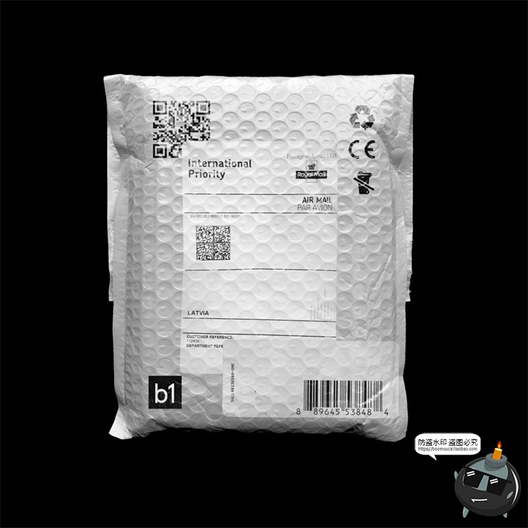 图片[2]-哑光质感气泡袋包装袋包裹快递包装效果展示样机PSD模板PS素材-设计猿