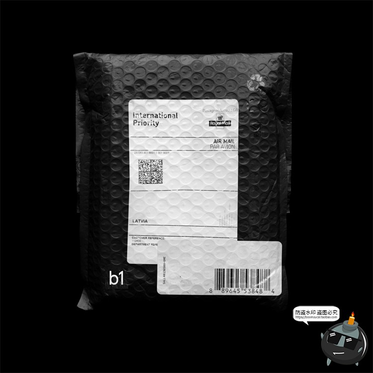 图片[3]-哑光质感气泡袋包装袋包裹快递包装效果展示样机PSD模板PS素材-设计猿