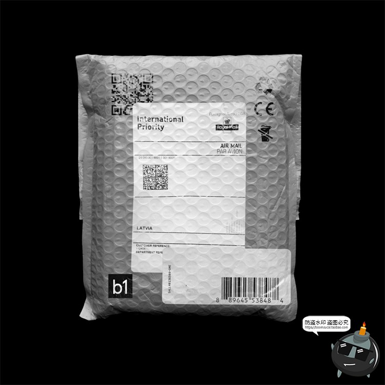 图片[4]-哑光质感气泡袋包装袋包裹快递包装效果展示样机PSD模板PS素材-设计猿