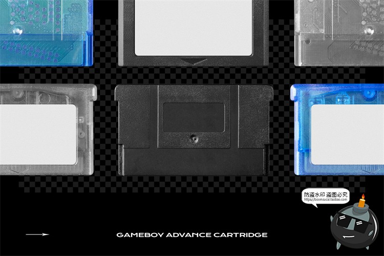 图片[3]-复古老物件游戏机内存卡储存卡透明旧外壳卡带样机PSD模板PS素材-设计猿