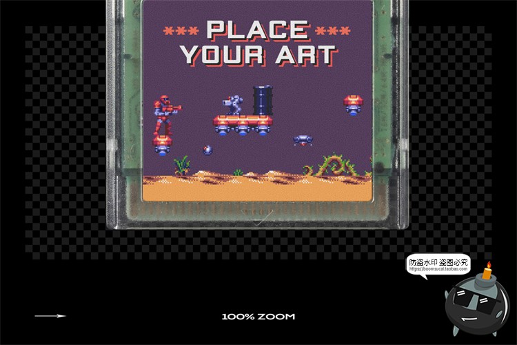 图片[9]-复古老物件游戏机内存卡储存卡透明旧外壳卡带样机PSD模板PS素材-设计猿