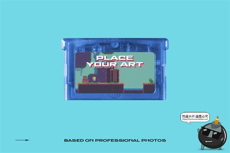 图片[14]-复古老物件游戏机内存卡储存卡透明旧外壳卡带样机PSD模板PS素材-设计猿