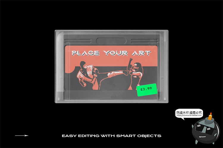 图片[23]-复古老物件游戏机内存卡储存卡透明旧外壳卡带样机PSD模板PS素材-设计猿