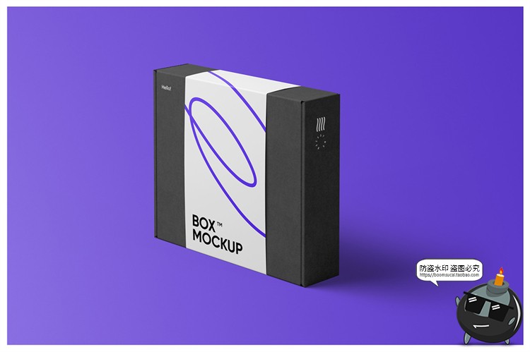 图片[6]-牛皮纸瓦楞纸快递盒包装盒箱子产品纸盒场景贴图样机PSD模板素材-设计猿