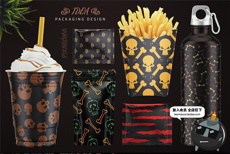 图片[11]-100款万圣节幽灵蜘蛛恐怖阴森主题无缝背景图案AI矢量JPG图片素材-设计猿